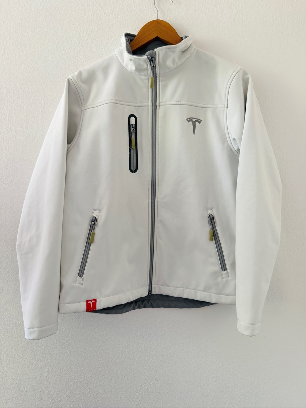 Tesla Women’s Softshell White Jacket